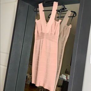 Bebe Pink Bodycon Dress Size M